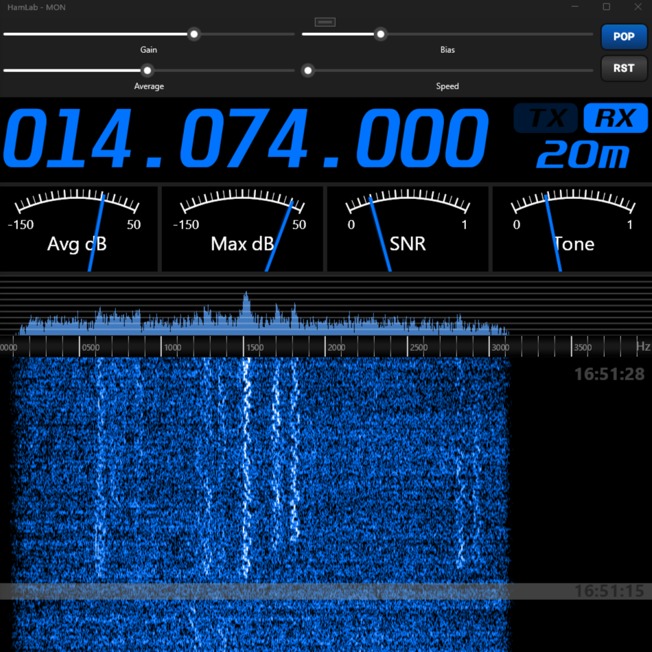 FT8LAB radio workstation interface
